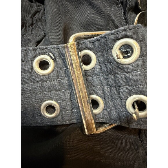 Johnny Was Pete & Greta Lightweight Cargo Pants Women’s Sz 4 Black With Belt - Picture 10 of 15